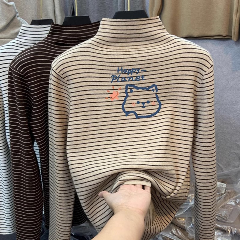 女童加厚打底衫儿童秋冬女孩上衣