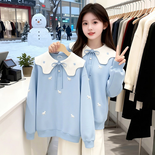 女童卫衣儿童本命年女大童上衣