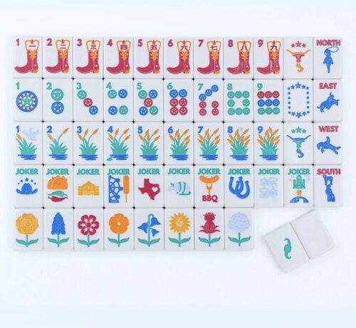 出口订单库存德州系列麻将白牌Texas Series Mahjong White Tiles