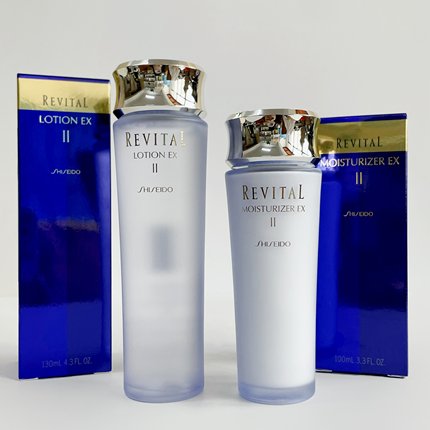 资生堂悦薇莉薇水乳REVITAL抗皱保湿化妆水乳液 滋润抗皱 会员礼