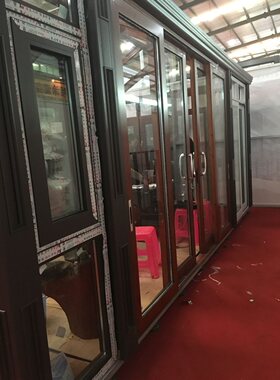 钢化玻璃门窗隔音断桥铝厂家直销