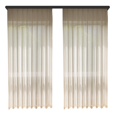 亚麻纱帘杰瑞王子透光不透人