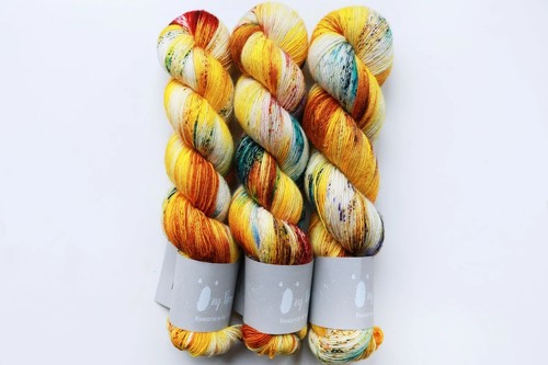 Qing Fibre Single 英国进口手染段染美丽诺羊毛DIY手工编织毛线