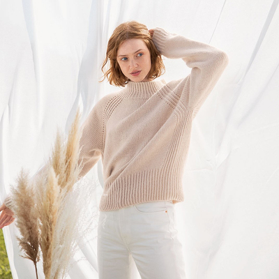 doublesunday插肩毛衣材料包