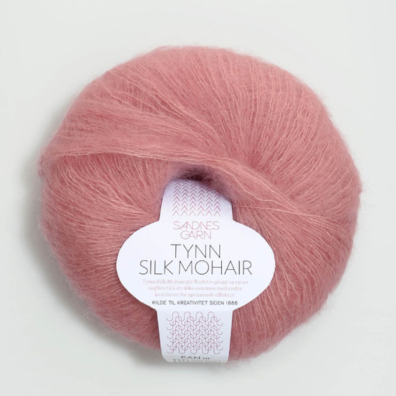 Sandnes Tynn Silk Mohair 挪威进口马海毛绢丝线 