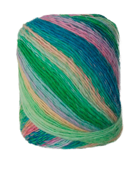 LANA GATTO 进口柔软100%美利奴羊毛条纹段染毛线 CALGARY 棒针线