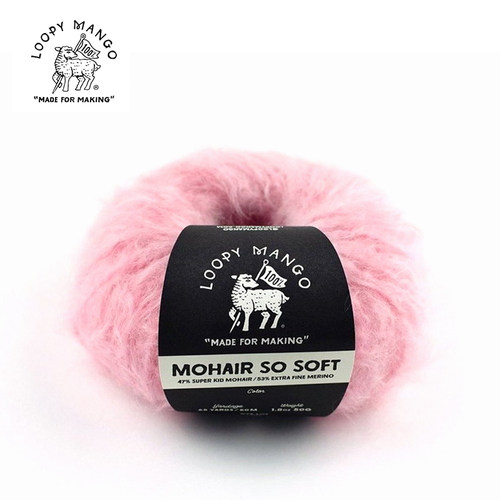 Loopy Mango Mohair So Soft 进口马海毛粗线 手工毛线 毛衣线