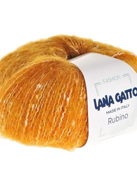 Lana Gatto RUBINO进口羊驼混纺彩点毛衣围巾DIY手编毛线买多优惠