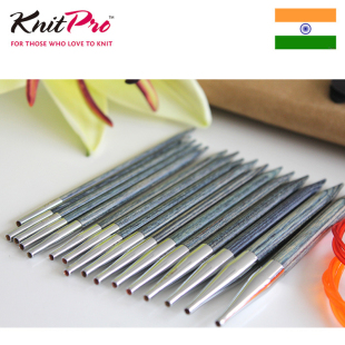 进口可拆卸环针套装 denim 常规木质针DIY手编工具 20643 Knitpro
