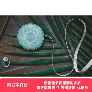 knitter's pride mindful 进口可伸缩皮尺测量尺绿色软尺卷尺