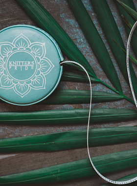 knitter's pride mindful 进口可伸缩皮尺测量尺绿色软尺卷尺