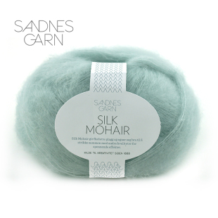 SANDNES SILK MOHAIR 进口真丝马海毛DIY编织围巾毛衣细毛线 GARN