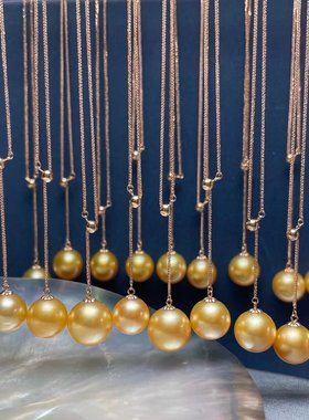 字链流量神仙款！天然浓金珠，