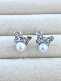 北海涠洲岛天然珍珠耳环耳饰日常佩戴百搭款大气简约时尚潮流新款