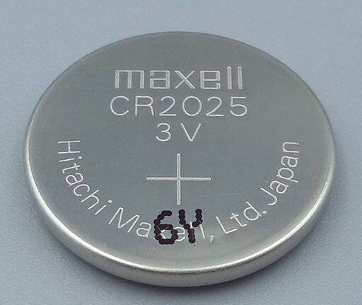 麦克赛尔maxellCR2025 3V遥控电池万胜CR2025日产汽车遥控器电池