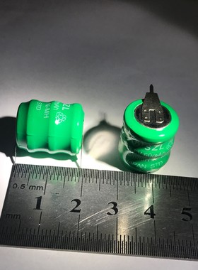 3.6V60mAh 3.6V 60MAH 镍镉/NI-CD 焊片脚据15mm*19mmSZL充电电池