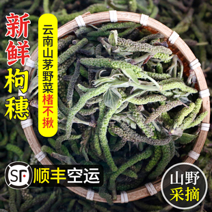 云南新鲜枸树穗农家野菜构树花构棒槌儿农家山野菜楮不揪包邮