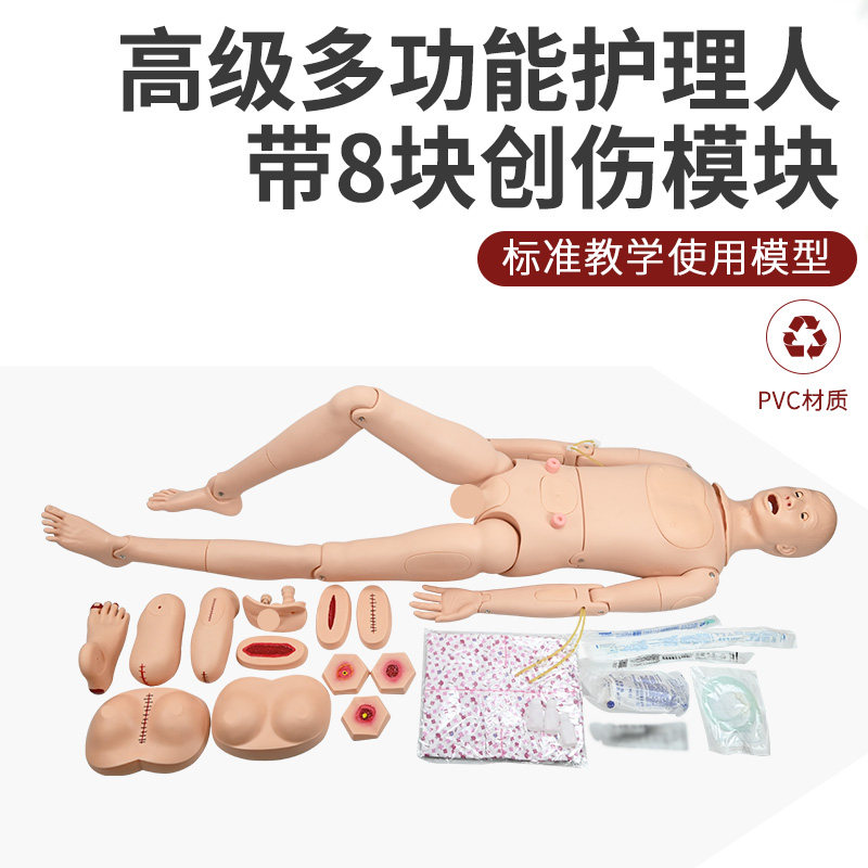 带褥疮创伤模块模型蓝蝶护理人