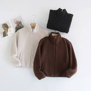 只有2XL女士羊羔绒外套加绒加厚冬天加厚外衣