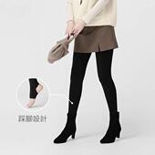 秋裤 踩脚裤 弹力裤 高腰针织裤 秋冬款 只有M外贸女士全棉打底裤