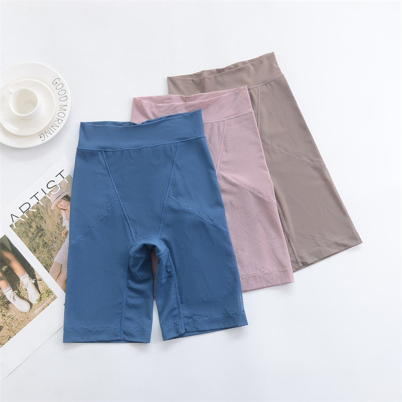 ML外贸原单女士网纱塑身裤四角裤提臀收腹瘦腿