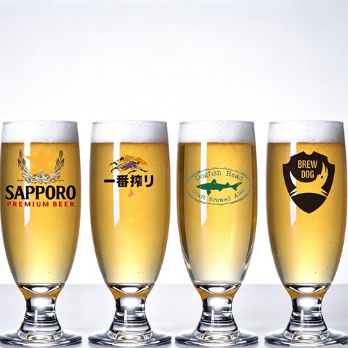 欧式高脚玻璃355mlIPA啤酒杯