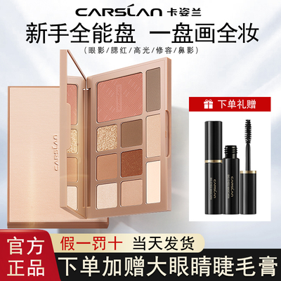 卡姿兰哑光高光自然综合盘十色