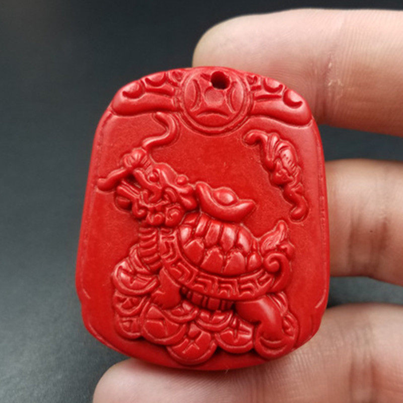 饰品吊坠新款精美朱砂龙龟挂件 朱砂招财龟吊坠朱砂牌子,珠宝/钻石/翡翠,颈饰,淘宝优惠券,粉丝福利购,淘宝优惠卷