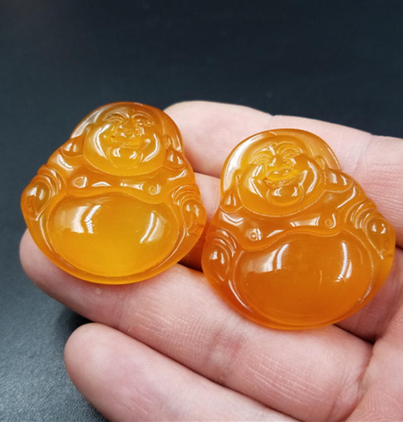 高档精美天然玉石a货玉髓佛挂件 玛瑙玉髓佛吊坠玉石佛厂家直销