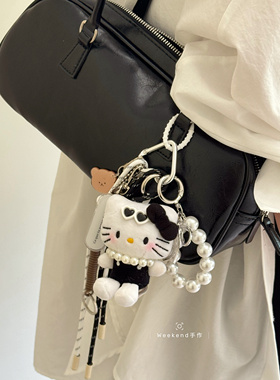 小香风hellokitty包包挂件miu风挂绳钥匙扣挂件原创定制生日礼物