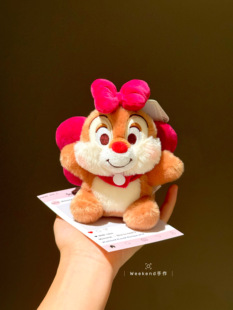 正版蝴蝶结奇奇蒂蒂毛绒玩偶包包挂件可爱送女友生日礼物创意公仔
