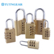 铜挂锁 锁 旅行箱锁 铜制密码 储物柜箱包密码 挂锁 旅行密码