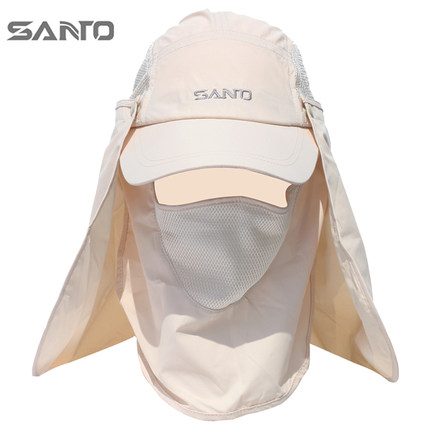 山拓360度户外防晒帽遮阳帽骑行太阳帽 速干丛林帽子男女款