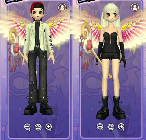 劲舞团代打怪，翅膀手持时效，套装永久，下单备注男女号