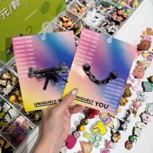 适配于crocs鞋花洞洞鞋金属珍珠鞋花链条鞋扣DIY卡骆驰智必星2025