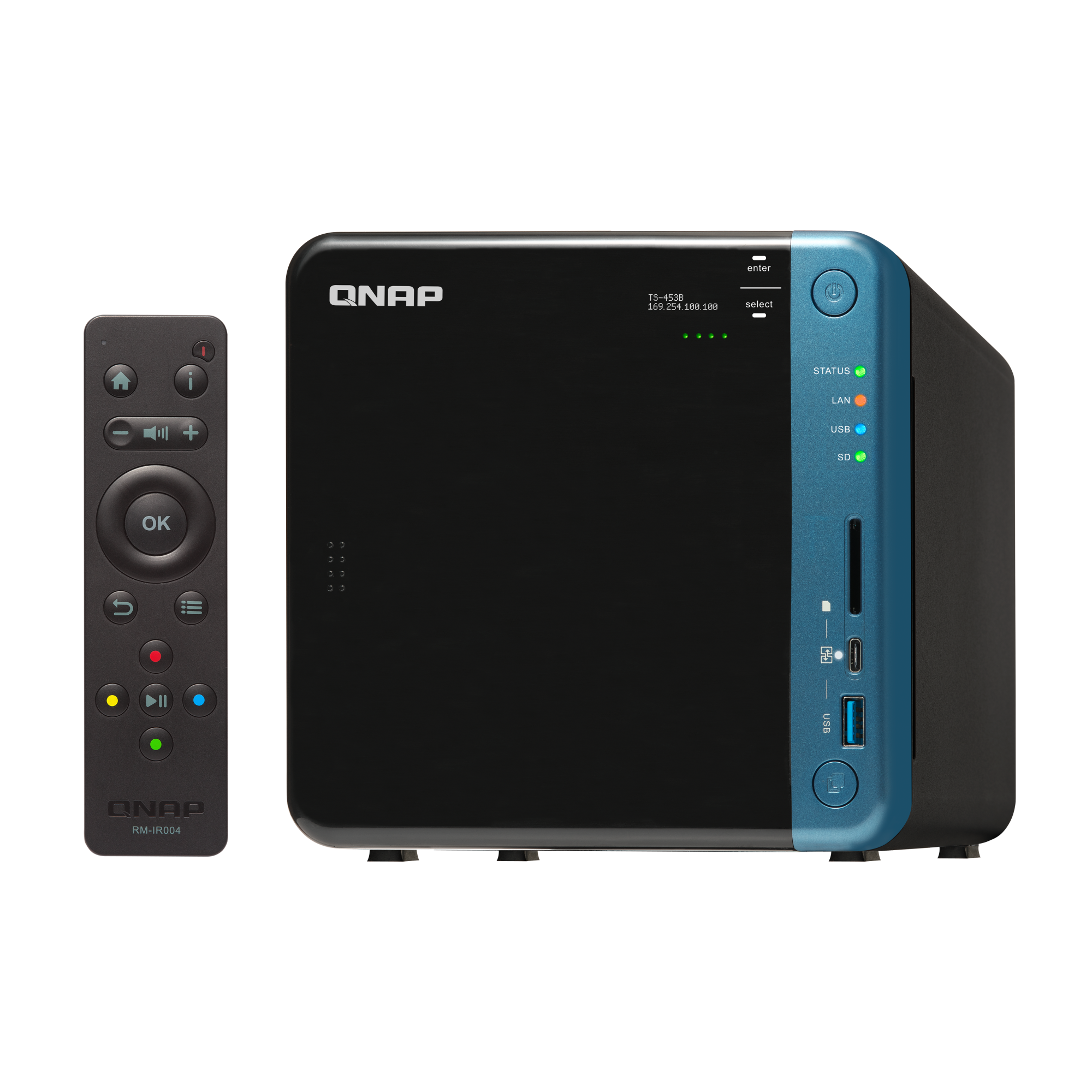 全新未拆封 威联通（QNAP）TS-453B-8G 4盘位 NAS网络存储