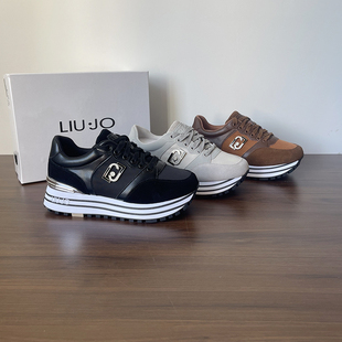 女板鞋 俄罗斯2026厚底系带时尚 网红阿甘鞋 外贸大码 真皮运动休闲鞋