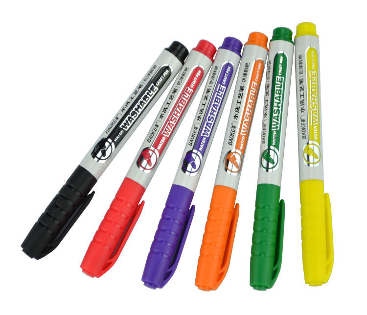 正品宝克MP397水洗工艺笔十字绣笔 黑色红色紫色水溶笔单头水解笔