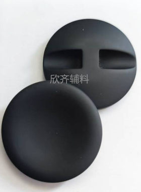 纽扣黑色西装大衣棉衣扣