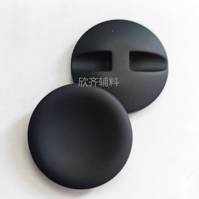 纽扣黑色西装大衣棉衣扣