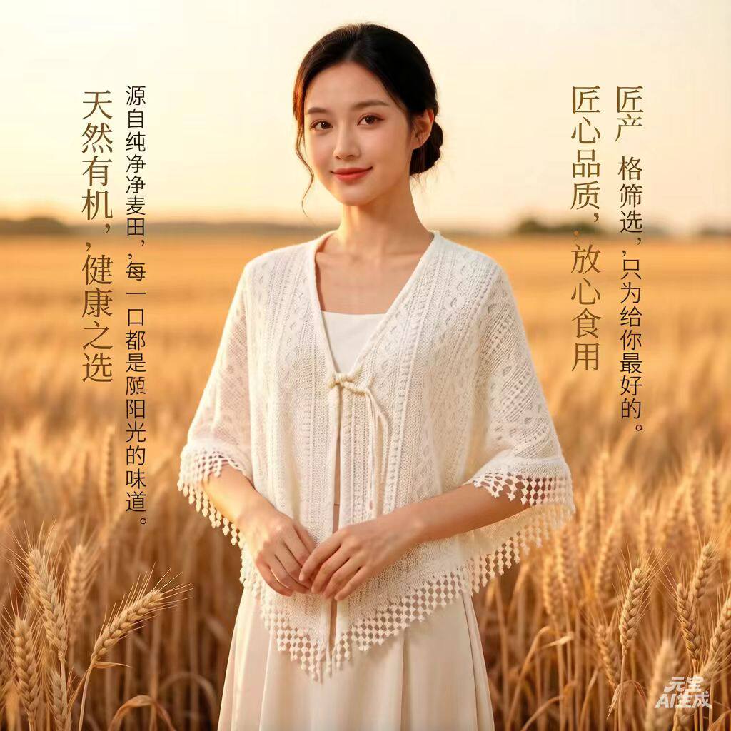韩版蕾丝针织镂空防晒披肩开衫