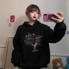 Ulzzang sweater new 2020 Plush & amp; thickened women's loose Korean Autumn & winter new jacket & amp; hooded fashion