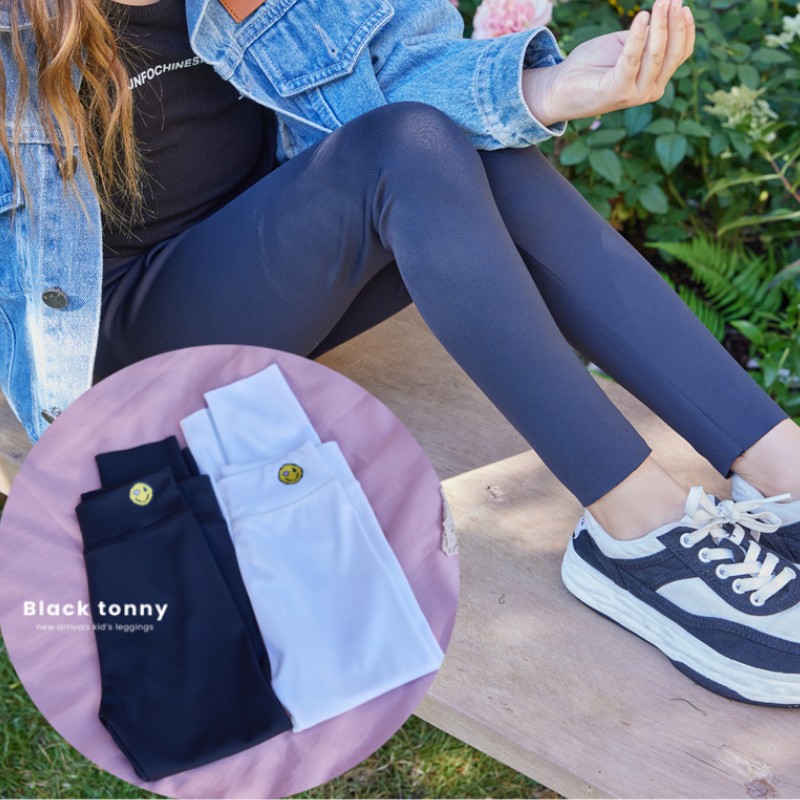 小黑托昵23新款薄款洋气打底裤