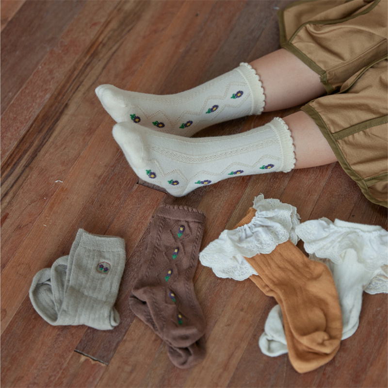 小黑托尼秋冬纯棉无骨袜子