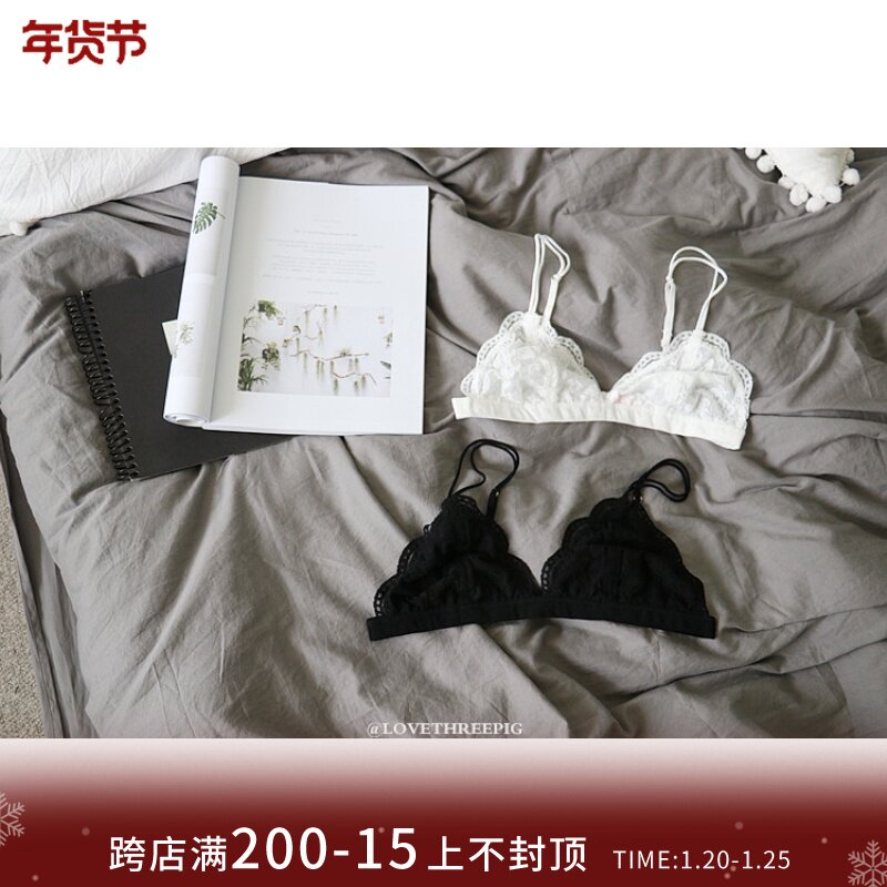 recommend!Simplicity temperament French Thin section Bras Wireless Triangle Cup Europe and America Lace girl Soft Cup Fine within the Lingerie/Men's underwear/Tracksuit , Bra  category - from Buy2taobao.com to provide professional Taobao agent buy service