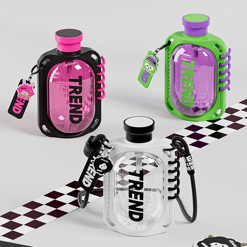 运动水杯学生男便携防摔塑料杯