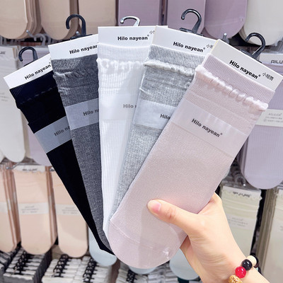 Hilonayean泡泡口袜子女春夏