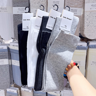 显瘦高筒大腿长筒袜2701 chaojun超骏压力过膝袜子女秋冬季 3双 包邮