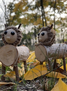 木拾亿实木原生态小羊摆件