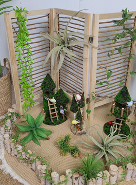 木拾亿鸟屋造型装饰摆件